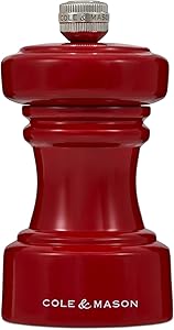 Cole & Mason Gloss Red Pepper Mill 104mm